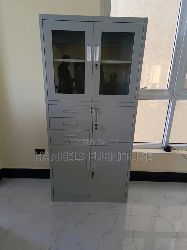 2. Half Filing Cabinet With Built-in Safe for Office