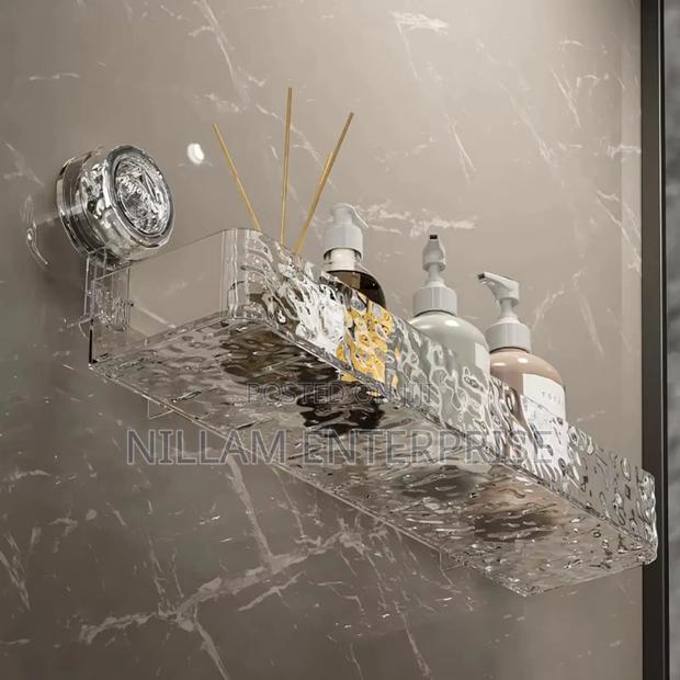 Suction Cup Bathroom Storage Rack