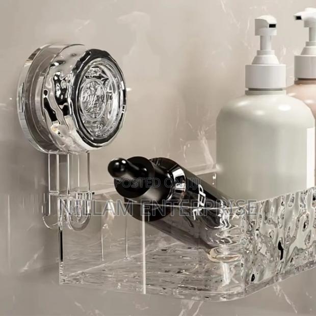 Suction Cup Bathroom Storage Rack - thumbnail 3