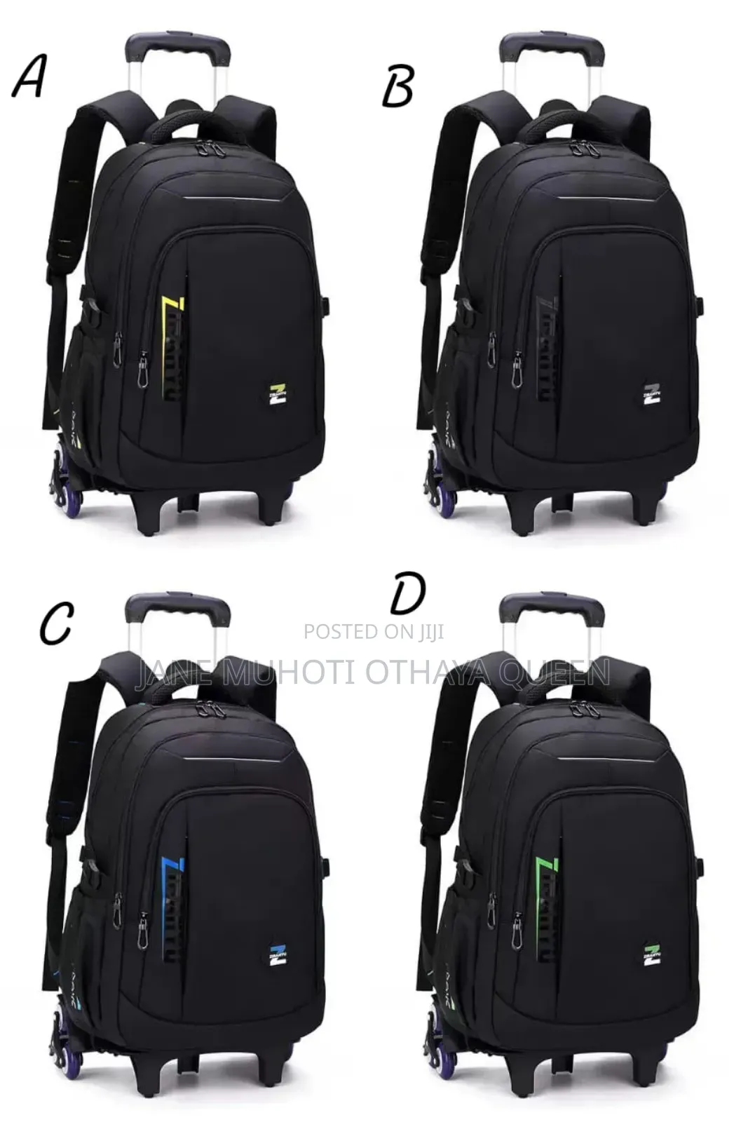 *Large Capacity Trolley School Bag*