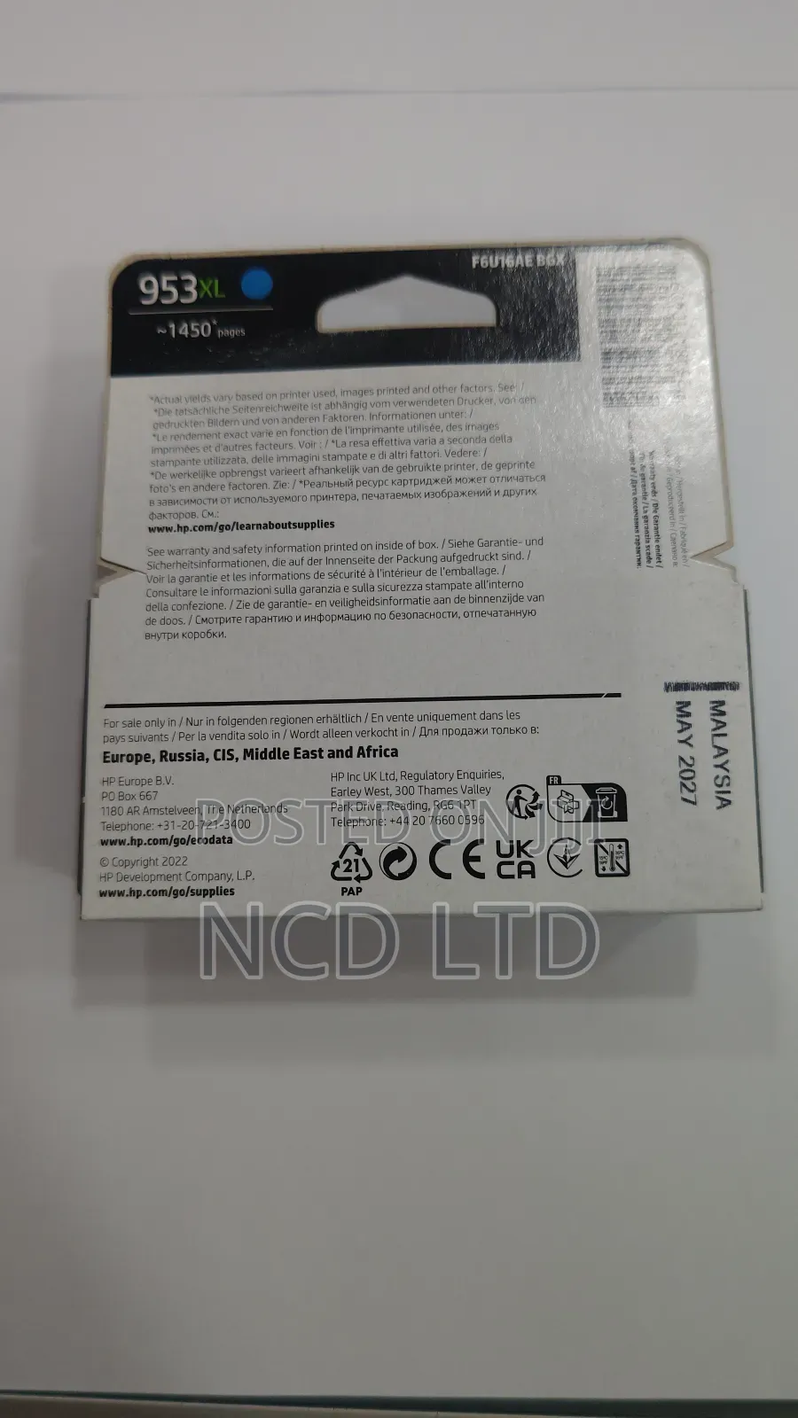 Hp 953xl High Yield Magenta Original Ink Cartridge
