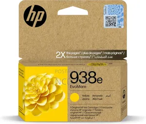 Hp 938e Evomore Yellow Original Ink Cartridge Works With Hp 9720,9730