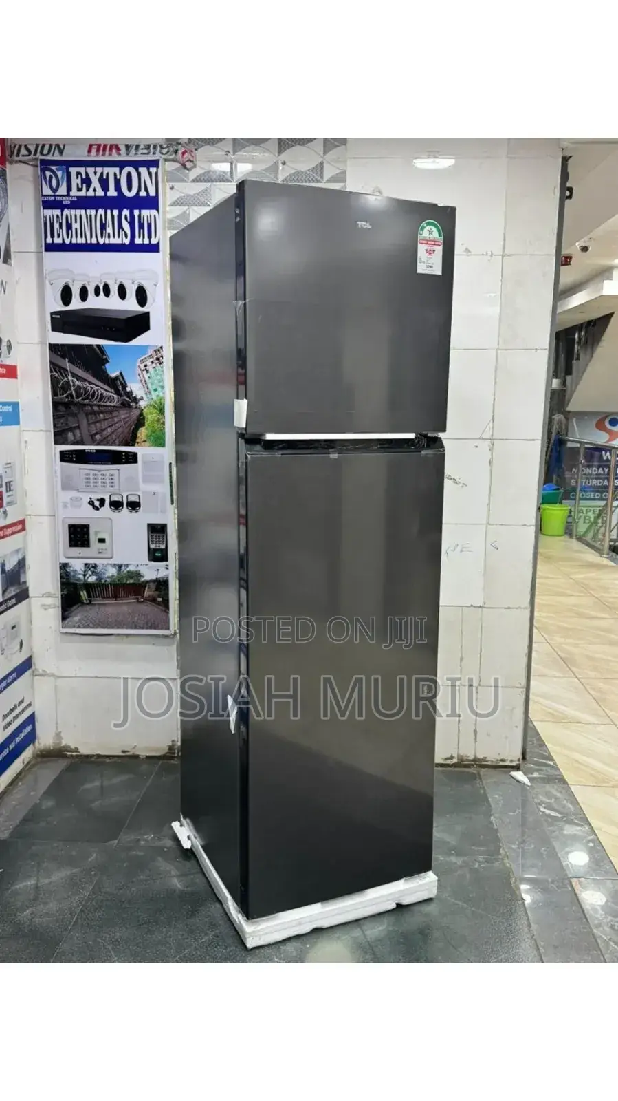 TCL P370tm (370l) No Frost Double Door Fridge