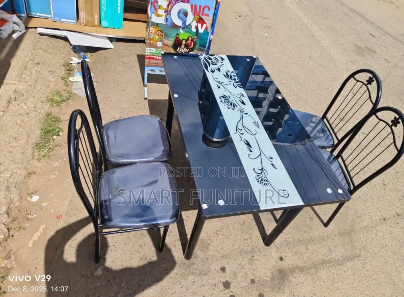Black Dinning Set