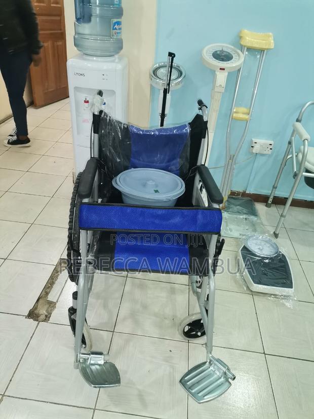 Wheelchair With Commode - thumbnail 2