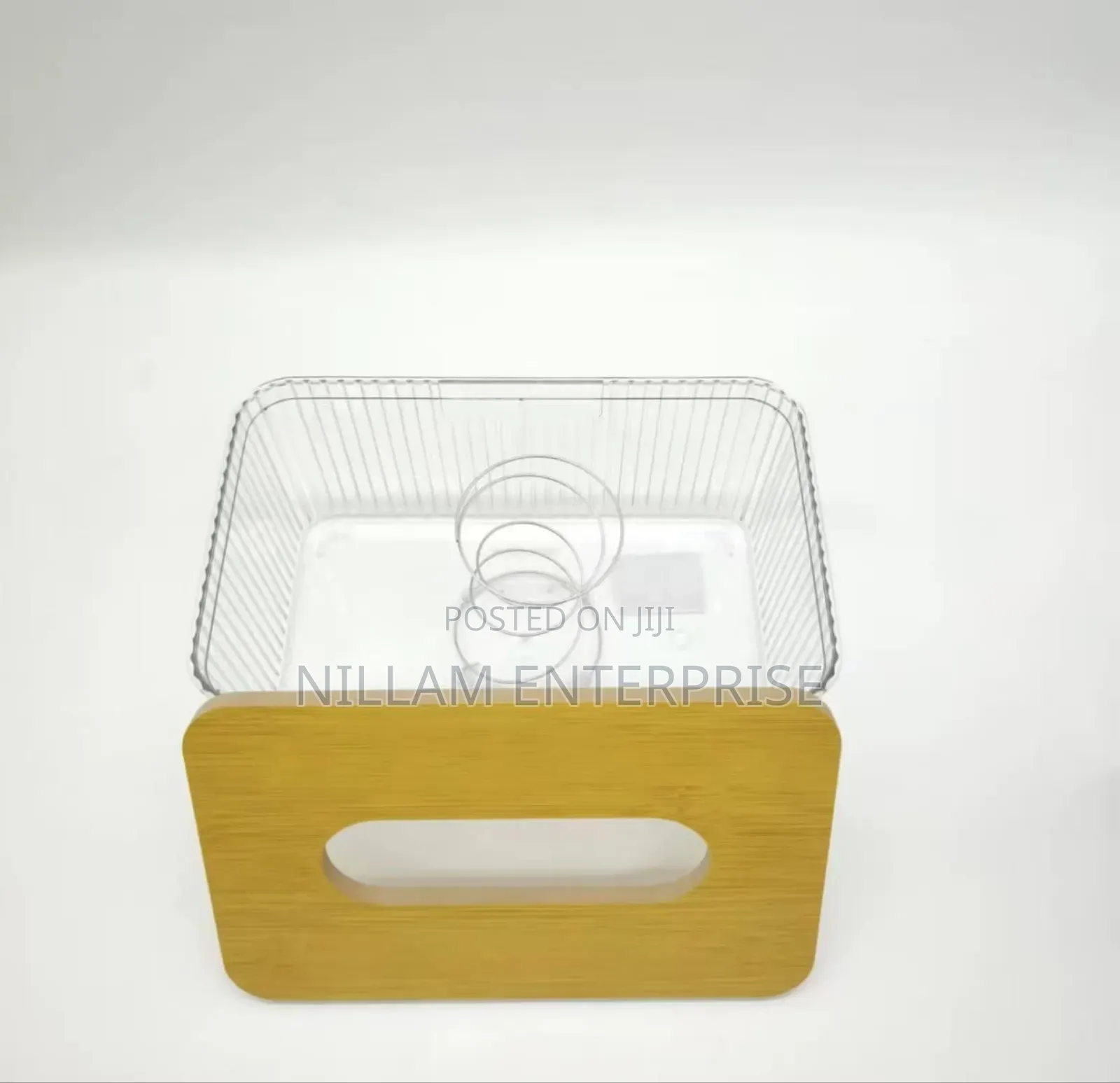  Transparent Water Ripple Tissue Box