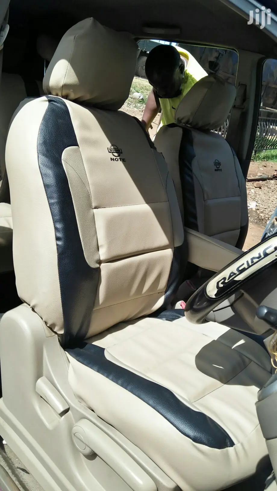 Black,Beige Car Seat Covers
