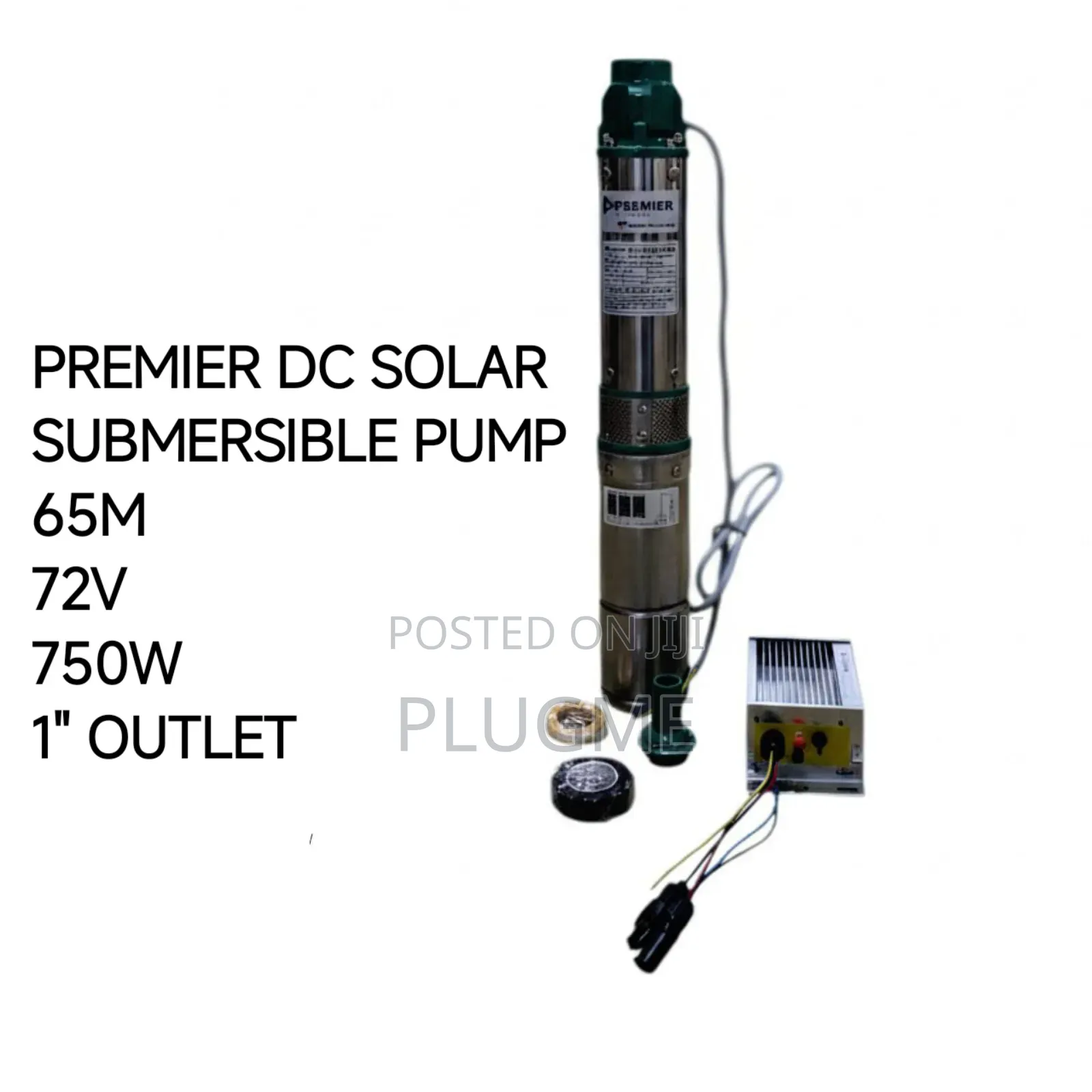 Premier Dc Solar Submersible 65m Head 750w 72v