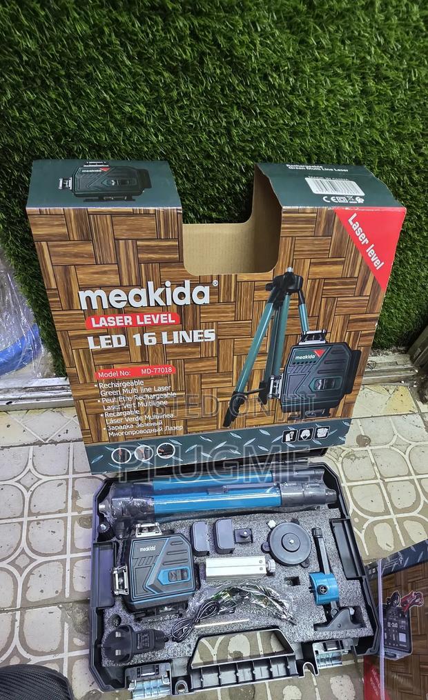 Automatic Meakida Laser Level With Stand Led 16 Lines