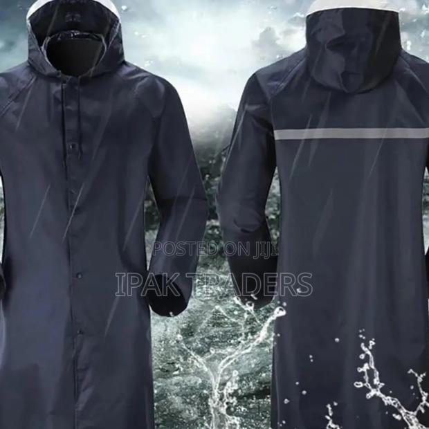 *Adult Raincoat With Cap .Very High Quality Length 110cms