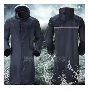 *Adult Raincoat With Cap .Very High Quality Length 110cms