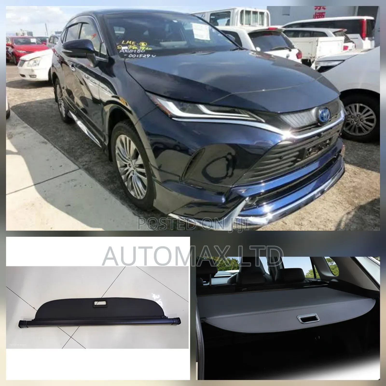 Axuh80: Toyota Harrier, Yr2020+, Tonneau (Boot) Cover,