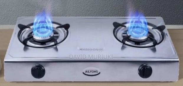 Modern Ailyons Table Top Metallic Two-Burners