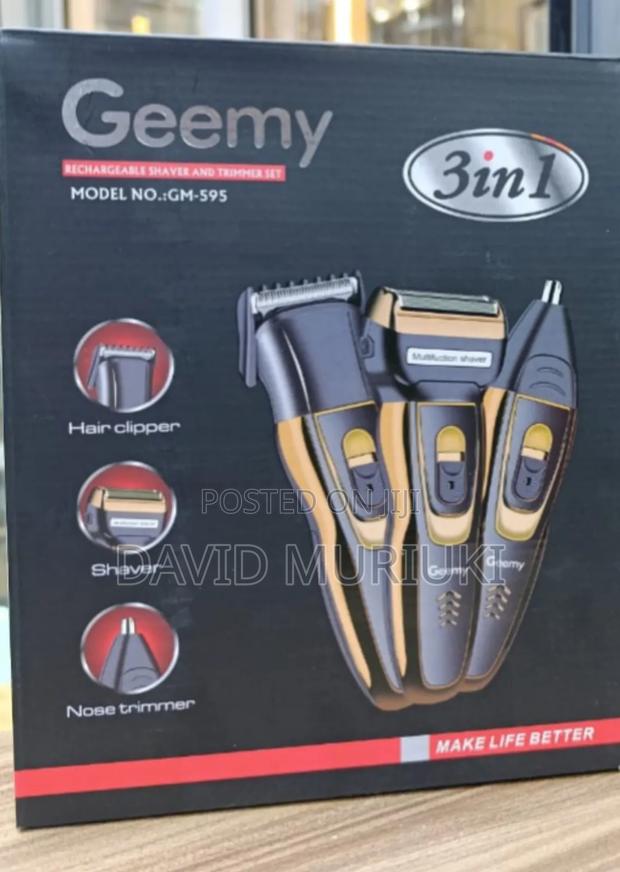 Geemy_ Rechargeable Shaver and Trimmers Sets
