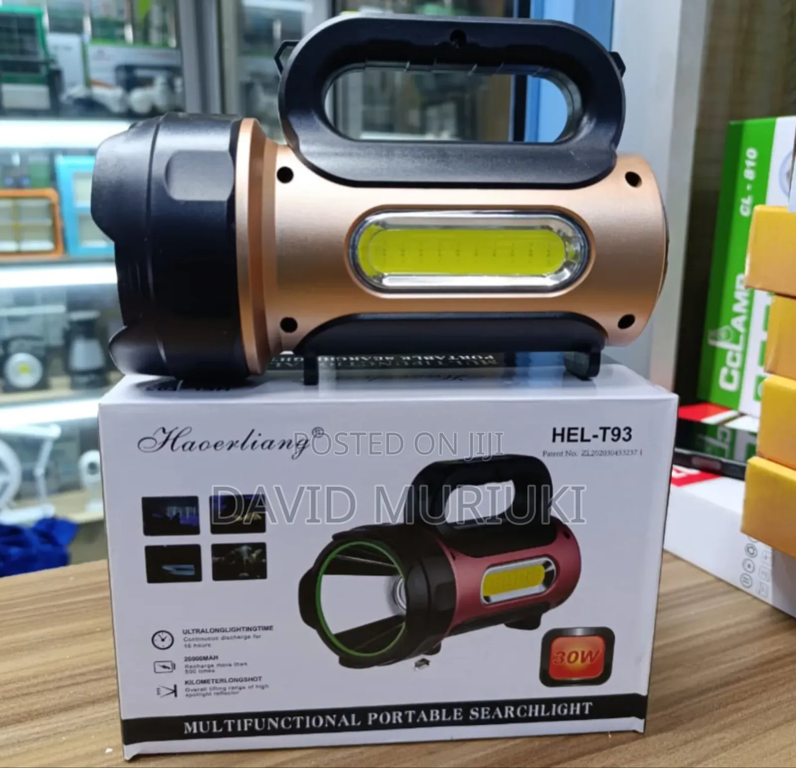 30w Solar Multifunctional Torches With Side Lights