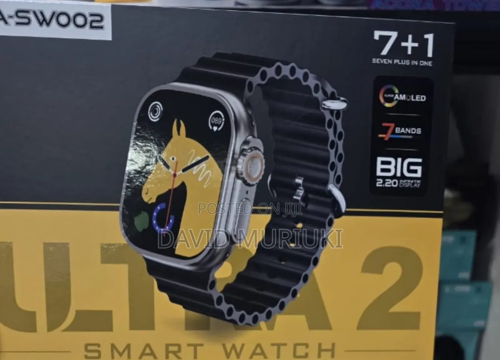 Ma-Sw002 Ultra 2 Smart Watches Ultra 7 Strap + 1 Smart Watch