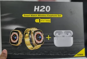 2 in 1 Strap Smart Watches With Free Earpods