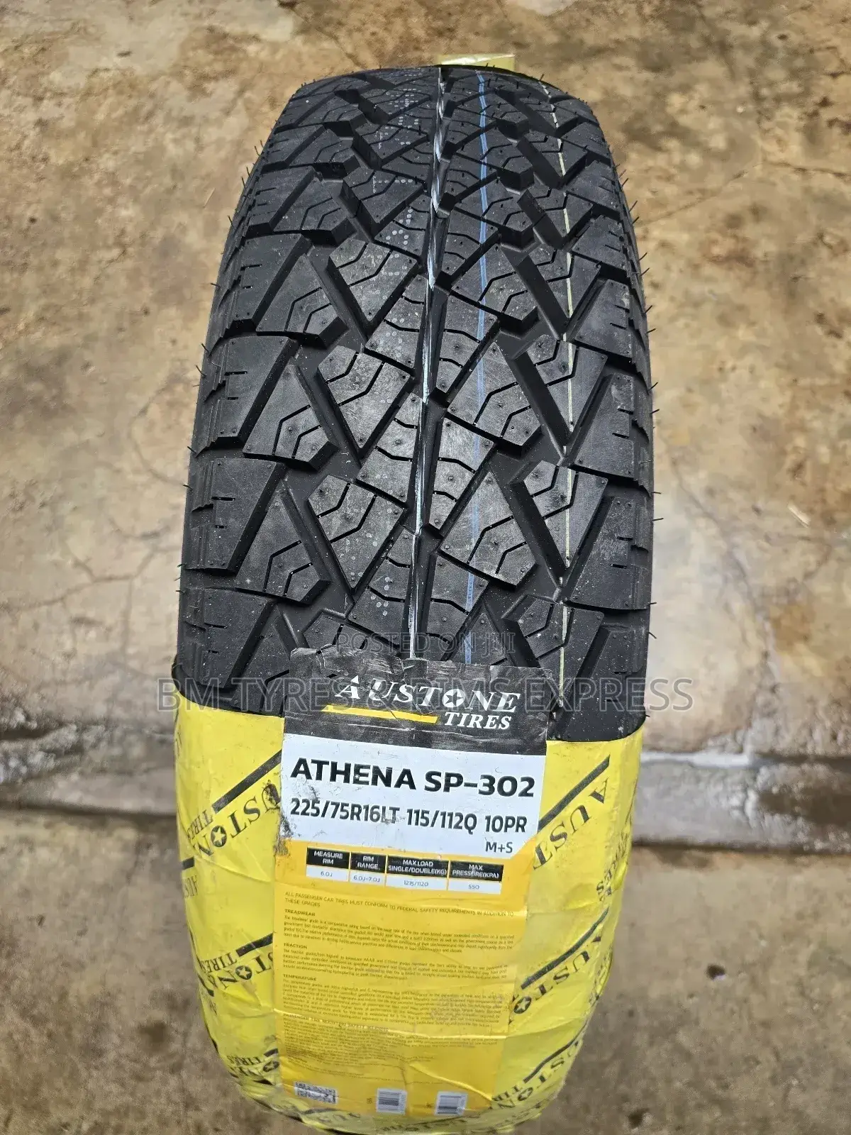 225 /75 R16 Austone Tyres (All Terrein)