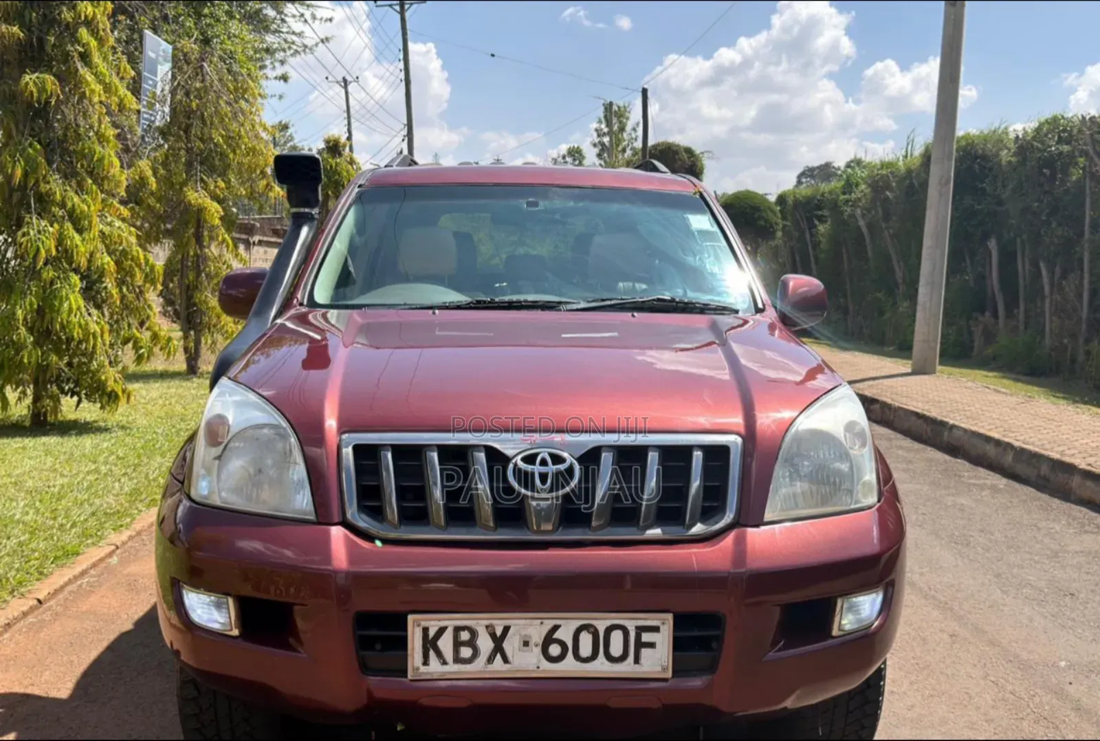 Toyota Land Cruiser 2004 Red