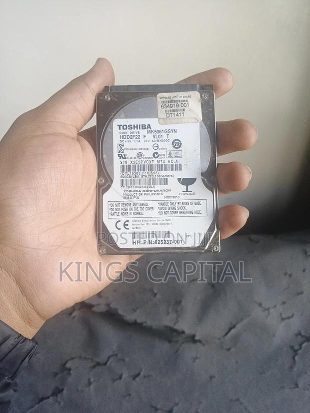 Toshiba 500gb Laptop Harddisk