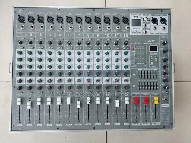 12channels Powered Briefcase Mixer