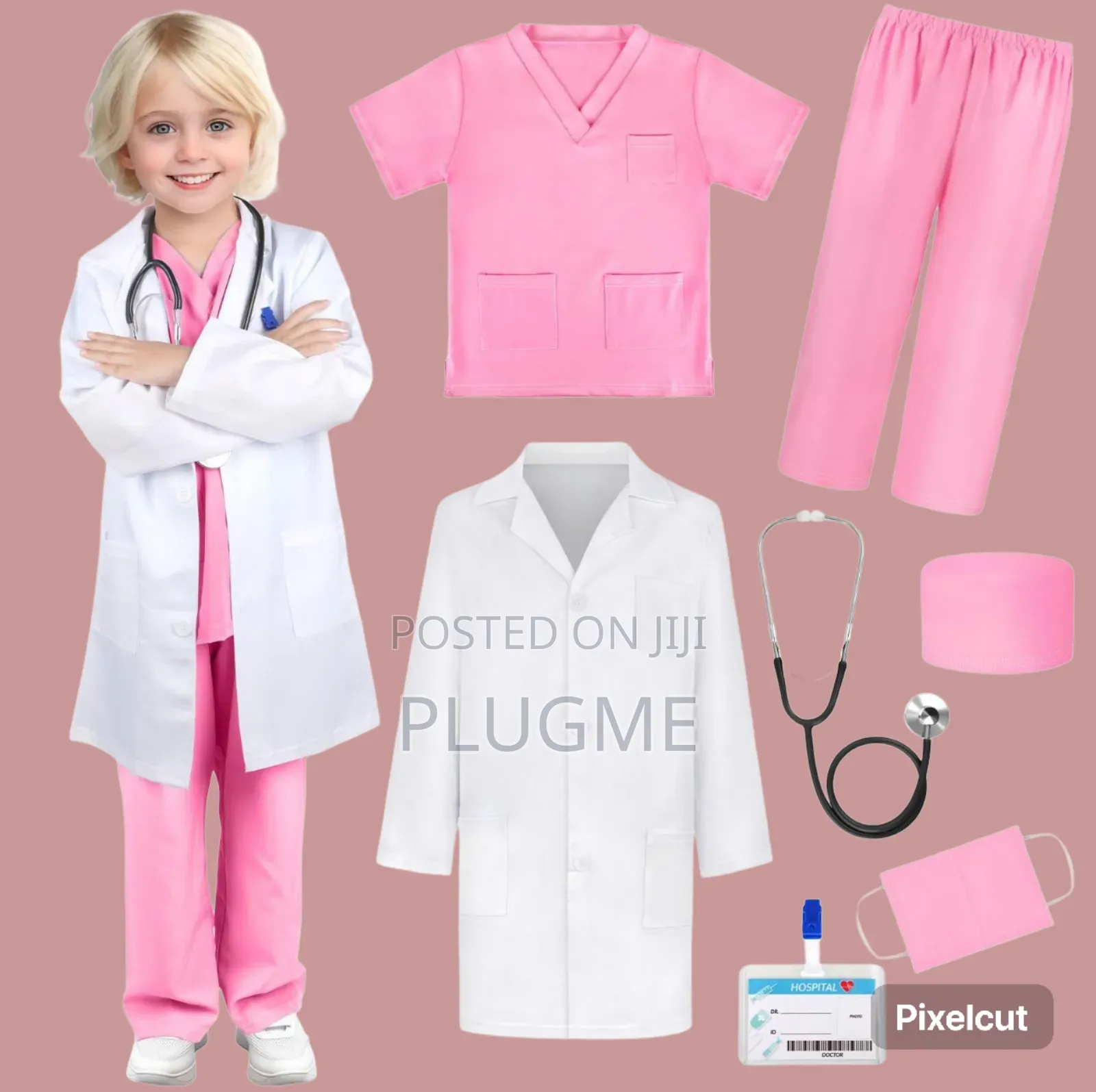 Professional Children's Doctor Costume 4-8yrs for CBC