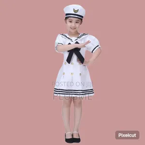 Professional Kids 4-12 Yrs Marine Hostess Host Sailor C.B.C Costume