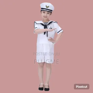 Professional Kids 4-12 Yrs Marine Hostess Host Sailor C.B.C Costume