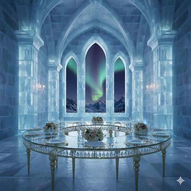 Designer Gold Banquet Table for Luxury Weddings - main view