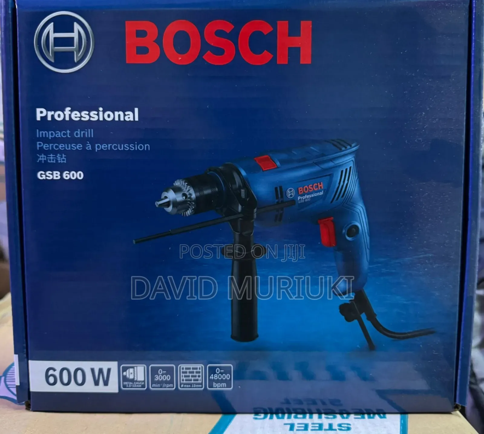 Bosch Impact Drills
600w
Gsb600