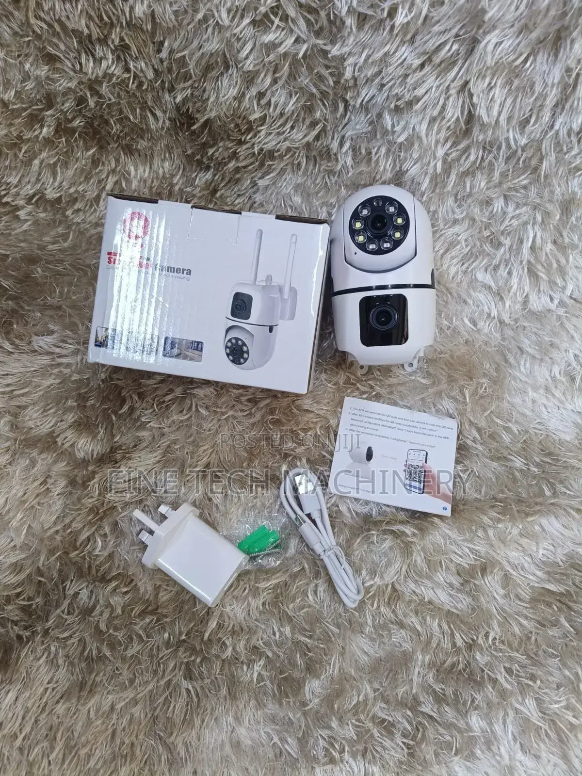 V380 Dual Lense Bulb PTZ Camera