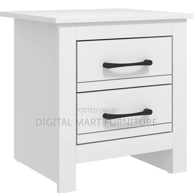 White Bedside Cabinet Refined Design - thumbnail 2