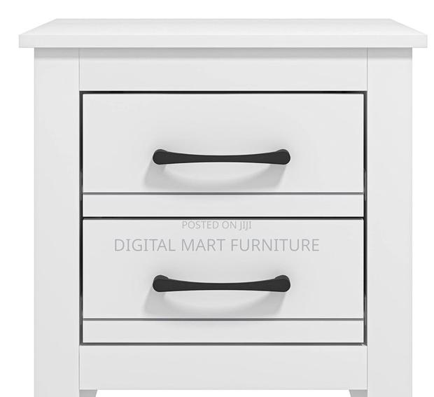 White Bedside Cabinet Refined Design - thumbnail 4