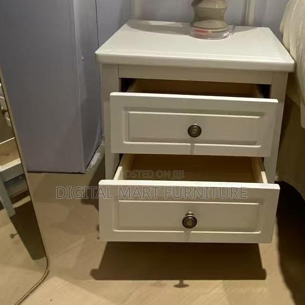 White Bedside Cabinet Refined Design - thumbnail 5