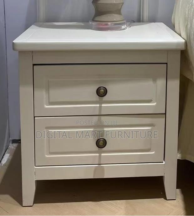 White Bedside Cabinet Refined Design - thumbnail 7