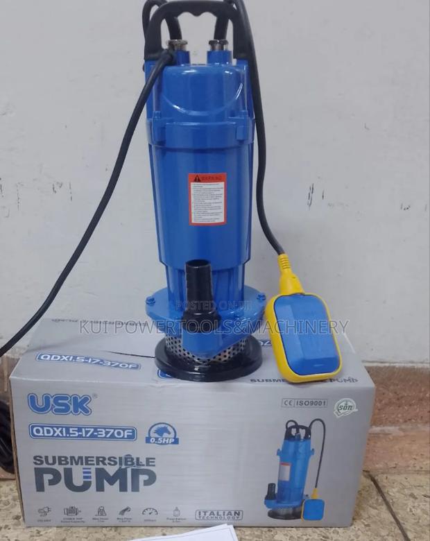 Usk 0.5hp Submersible Water Pump/ Shallow Well Water Pump - main view