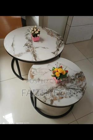 Very Big Modern Luxury Pure Marble Top Nesting Coffee Tables