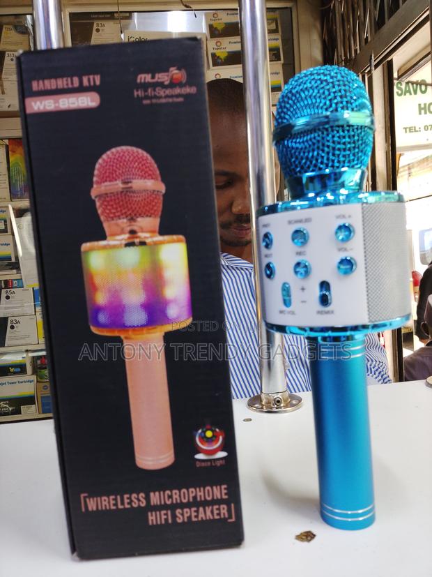 Portable Ktv Ws-858l Bluetooth Karaoke Mic Speaker - main view