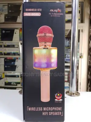 Portable Ktv Ws-858l Bluetooth Karaoke Mic Speaker