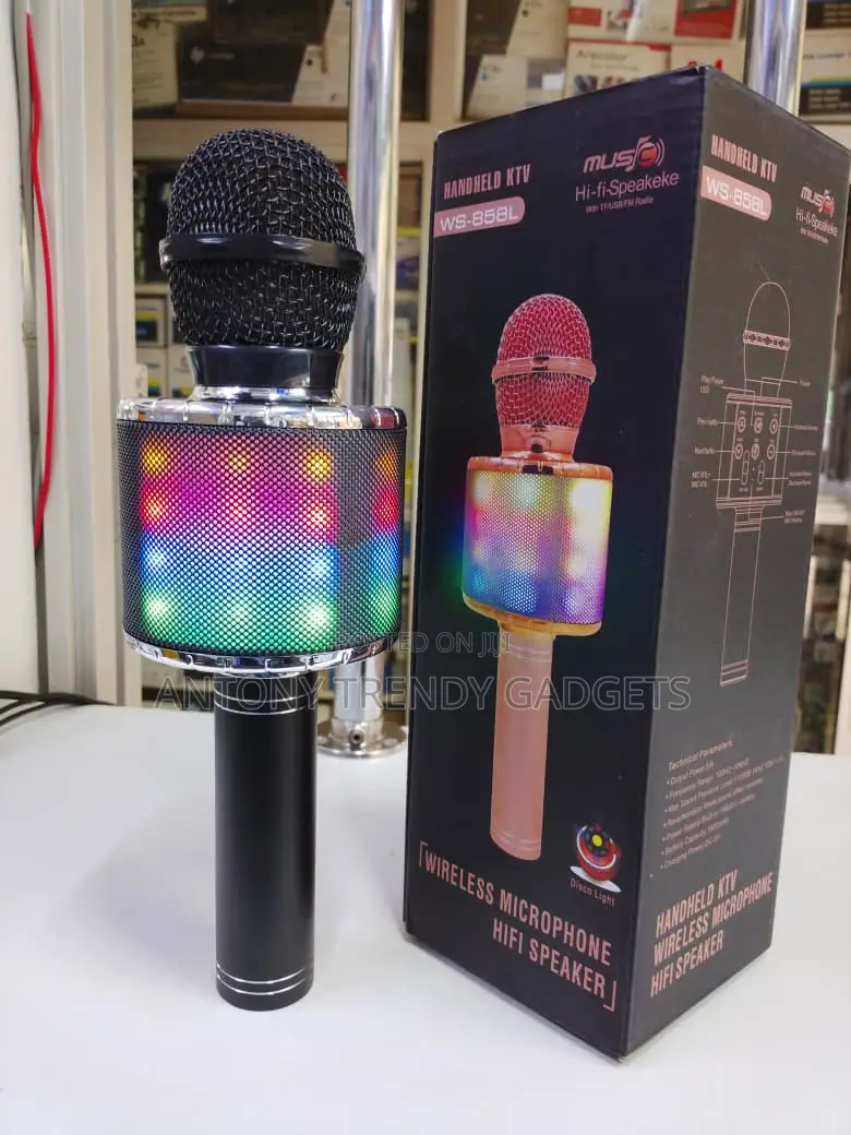 Ws-858l Handheld Ktv Wireless Bluetooth Karaoke Microphone