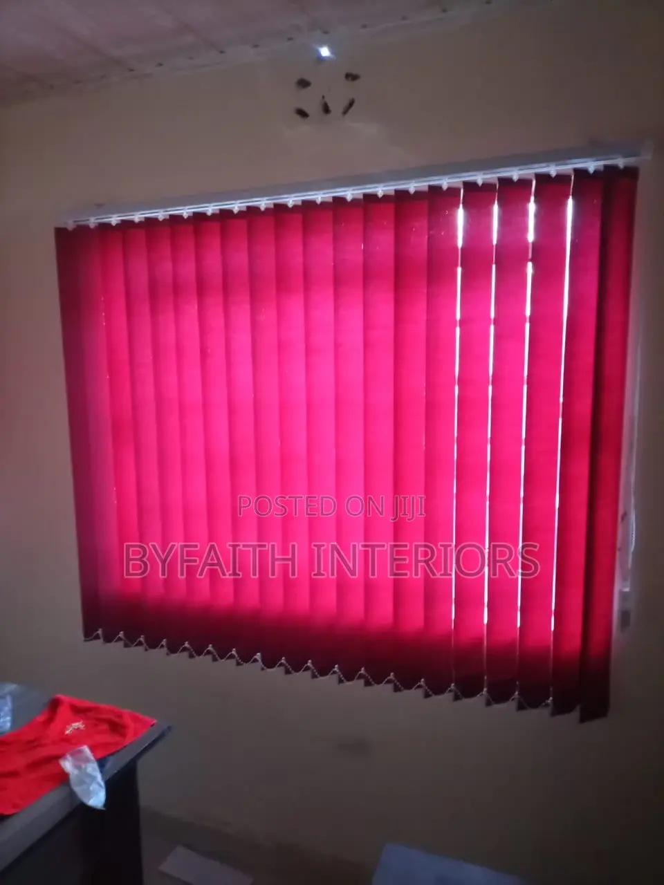 Calm Atmosphere With Office Vertical Blinds