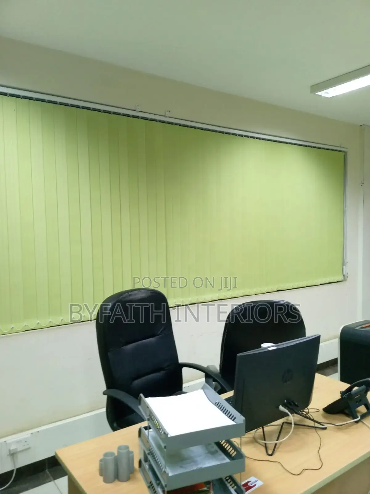 Inviting Room With Vertical Blinds