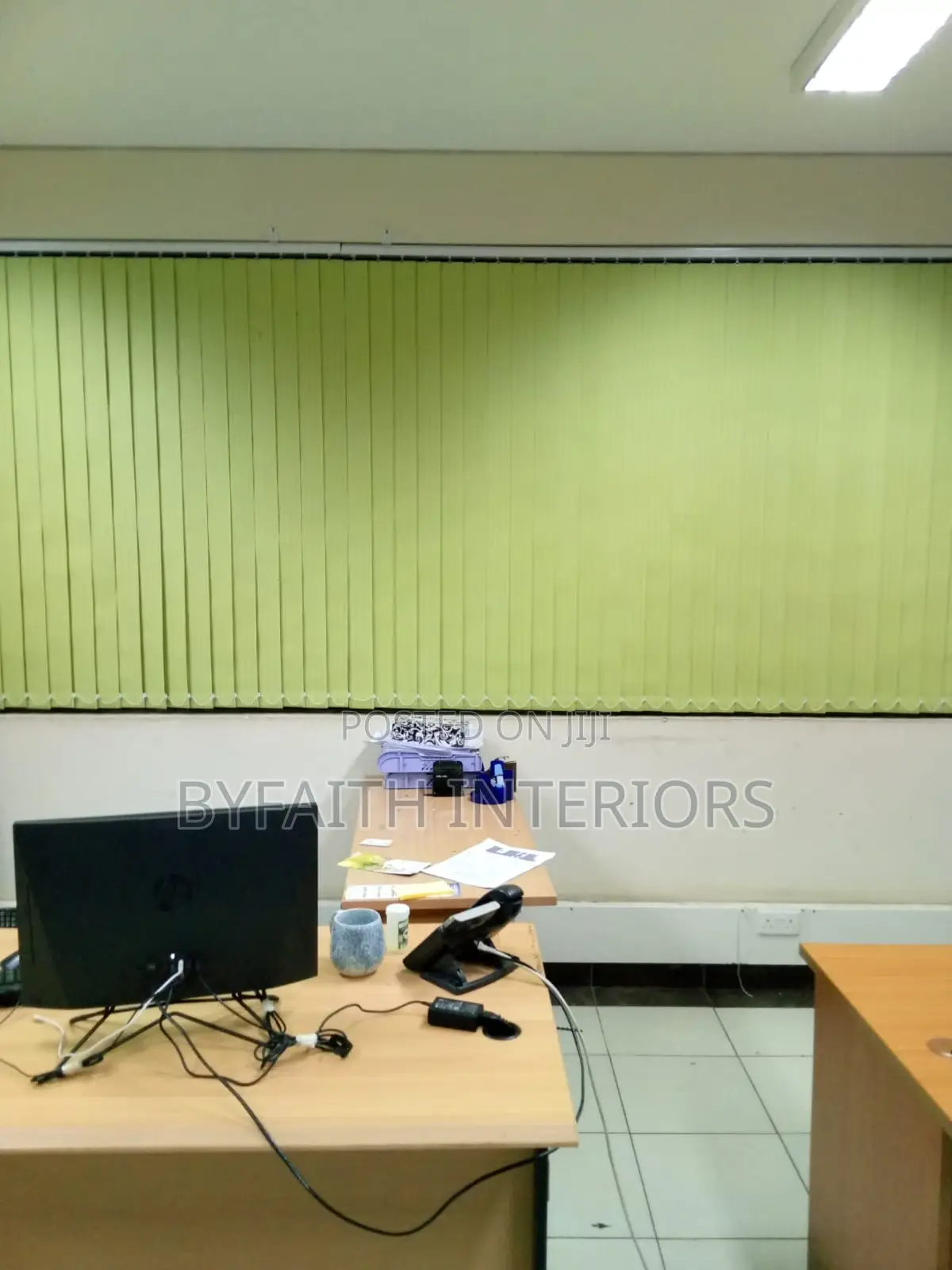 Inviting Room With Vertical Blinds