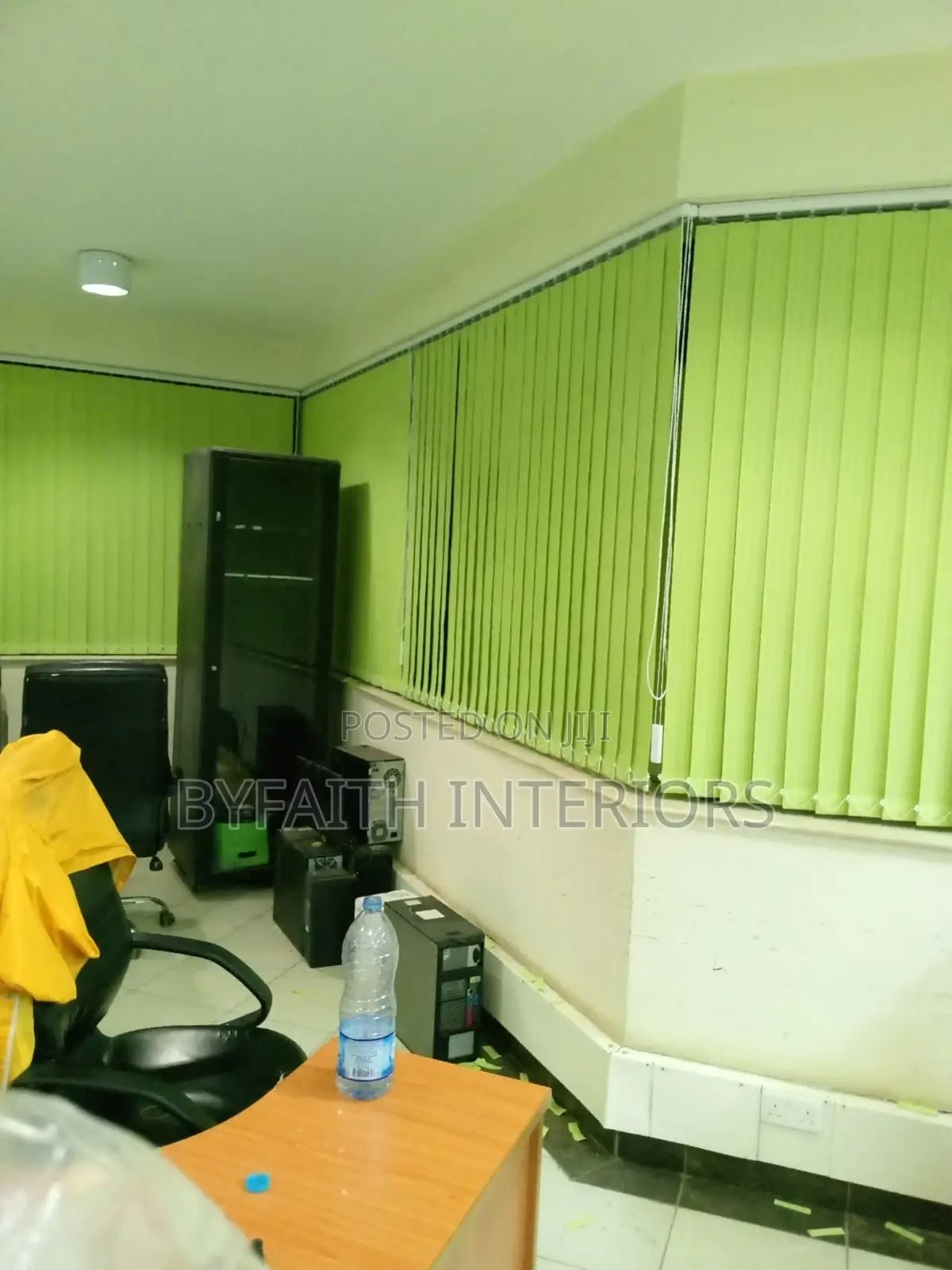 Inviting Room With Vertical Blinds