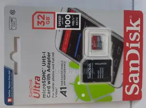 32gb Micro SDHC Uhs-I Memory Card.San Disk Ultra C10, A1 +Sd Adapter