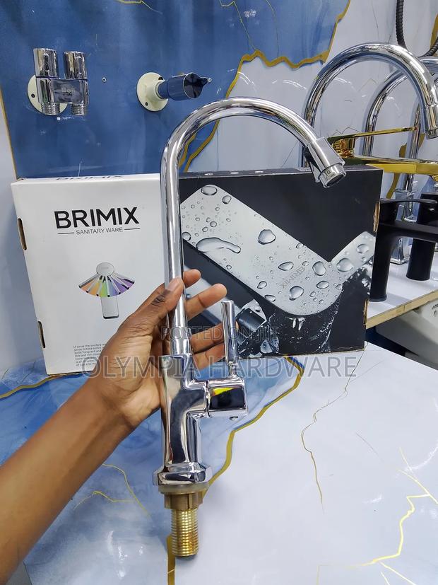 Brimix Kitchen Tap Silver (Pillar)