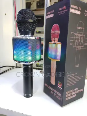 Ws-858l Wireless KTV Microphone Speaker Rechargeable