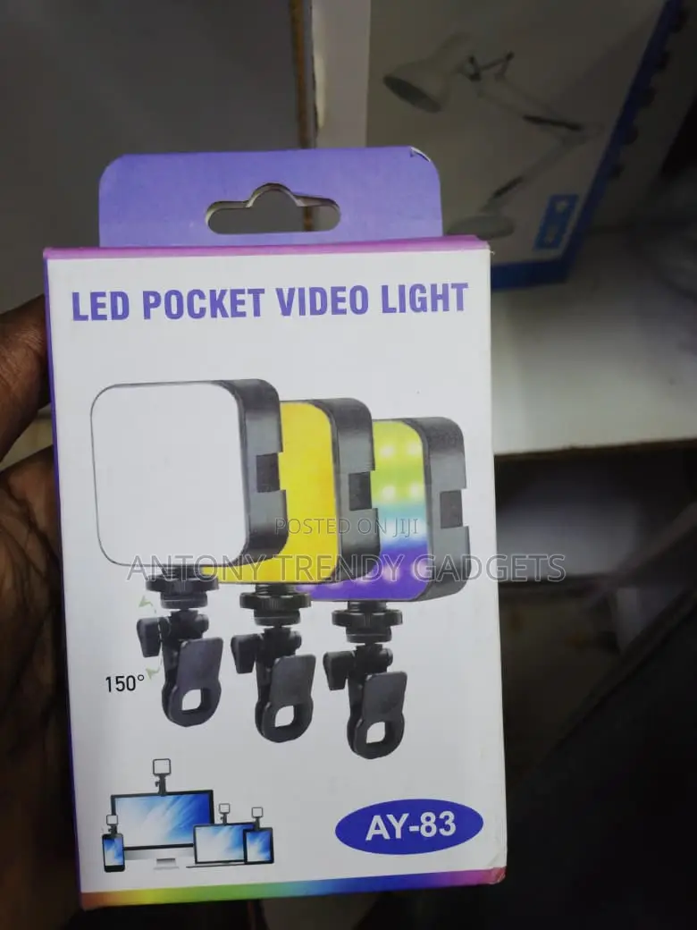 Ay-83 Led Pocket Video Light Rgb 3200k–6500k