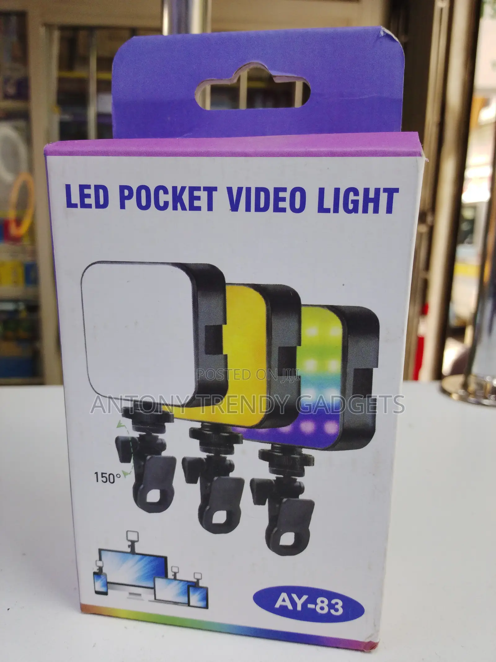 Ay-83 Led Pocket Video Light Rgb 3200k–6500k