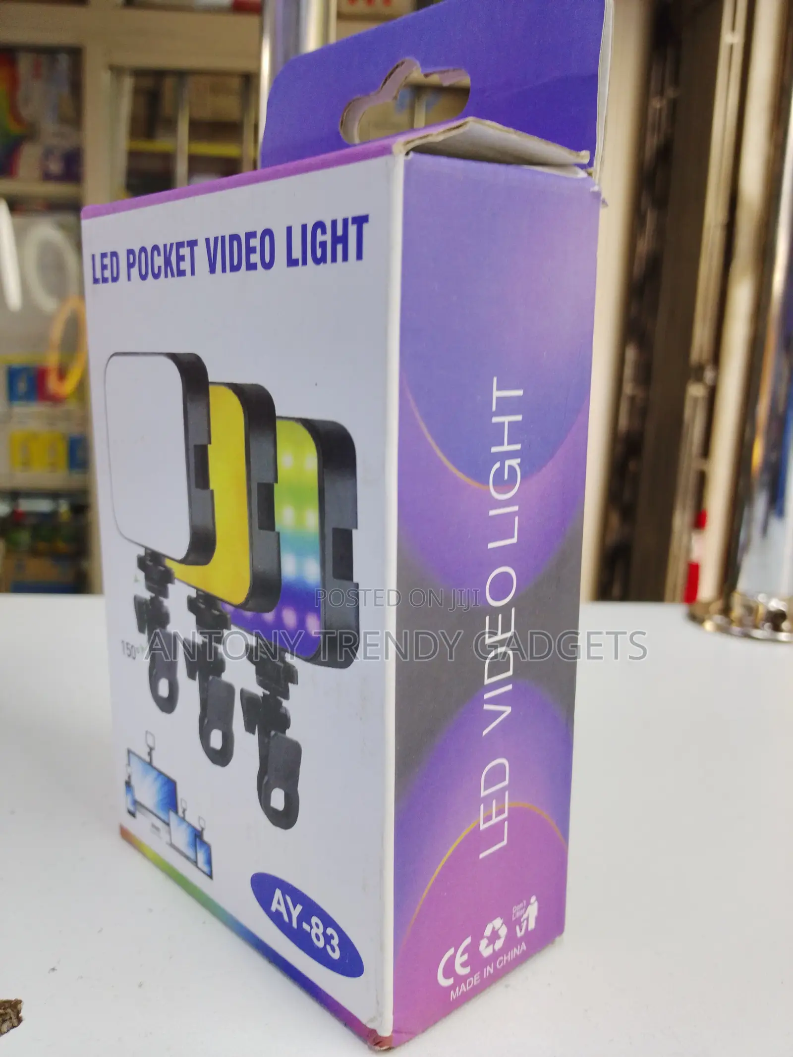 Ay-83 Rgb Led Camera Video Light Portable Rechargeable